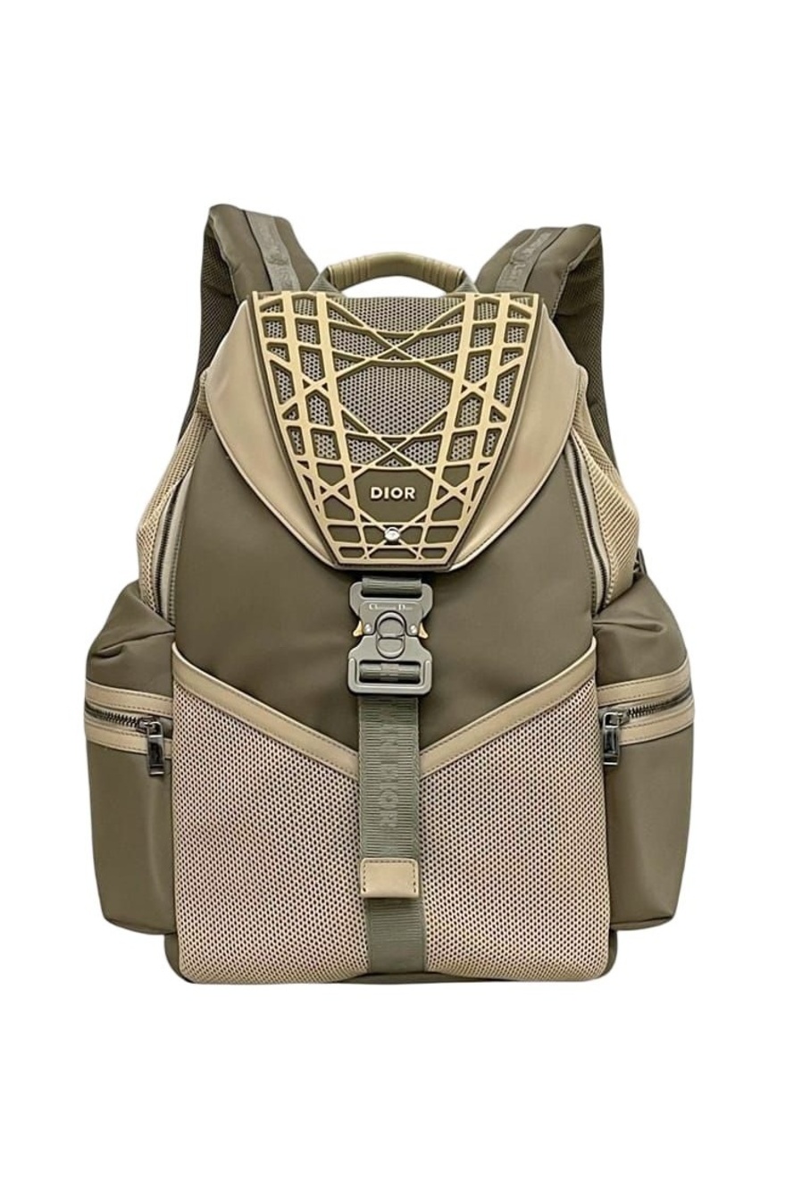 Dior Cobra Backpack Fall Collection Limited Edition 1 Nylon Rubber Khaki